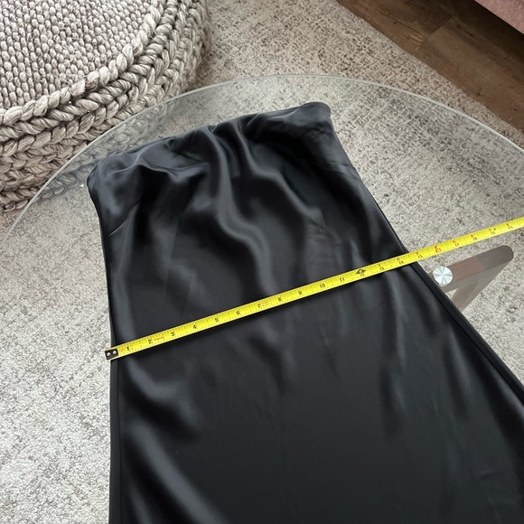 Ten Aritzia Exclusive Satin Strapless Maxi Formal Evening Cocktail Dress Sz S - Picture 11 of 14